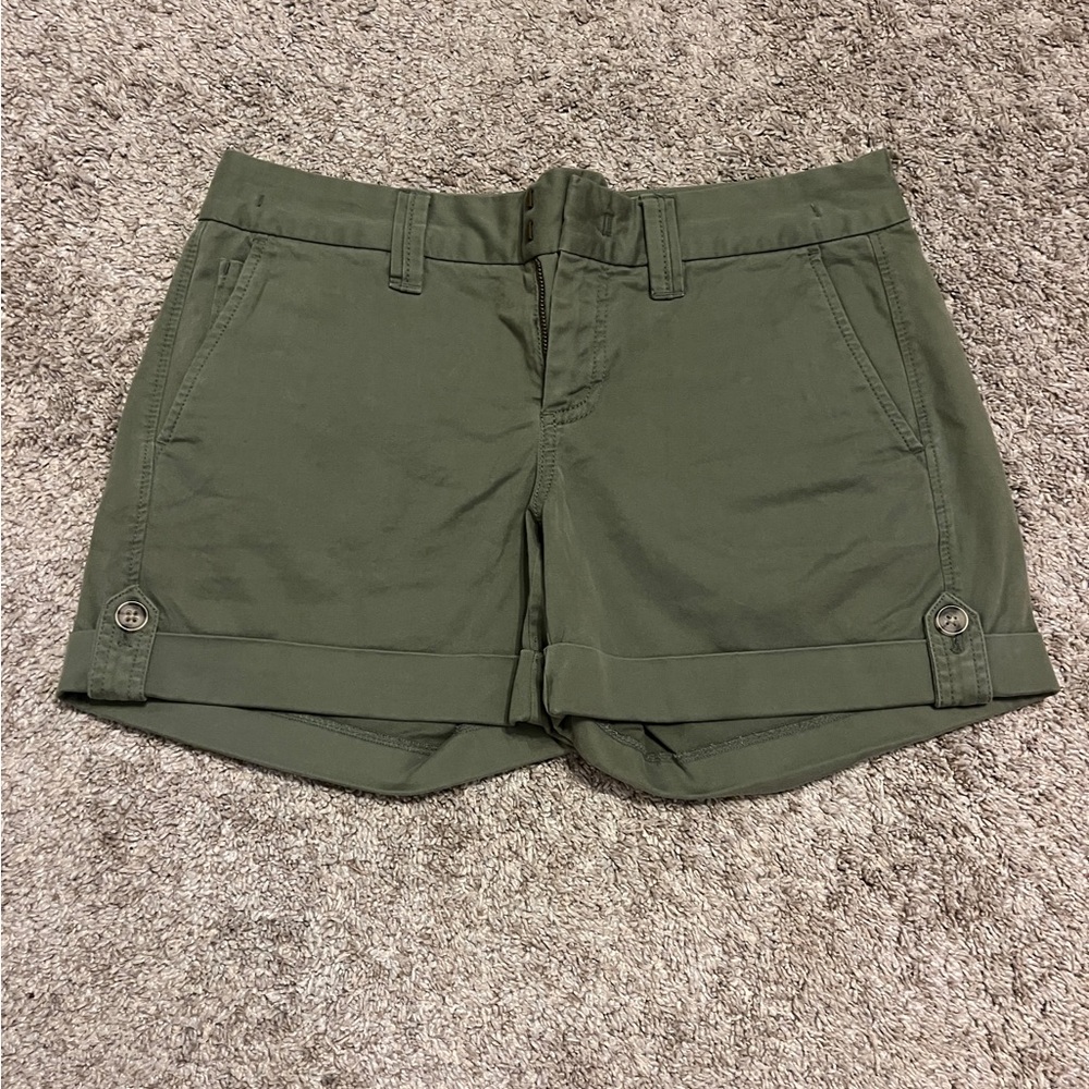 Banana Republic Forest Green Women's Cargo Shorts